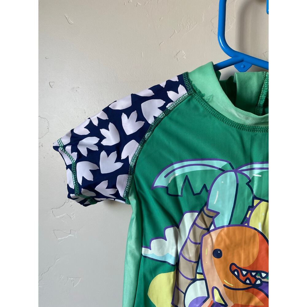 Niko Bear A for Adley Tubin Trex Color Changing Dinosaur Swim Jumper- Sz 3/4Y - Picture 3 of 5